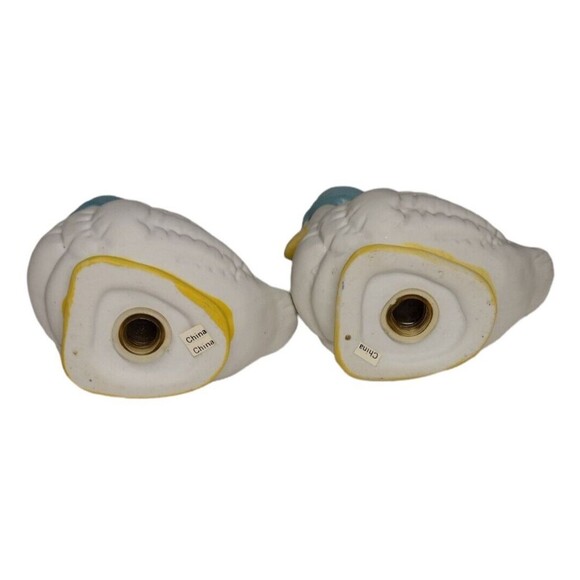 Vintage Duck Salt & Pepper Shakers Ceramic Geese Anthropomorphic Cottagecore - Picture 6 of 6